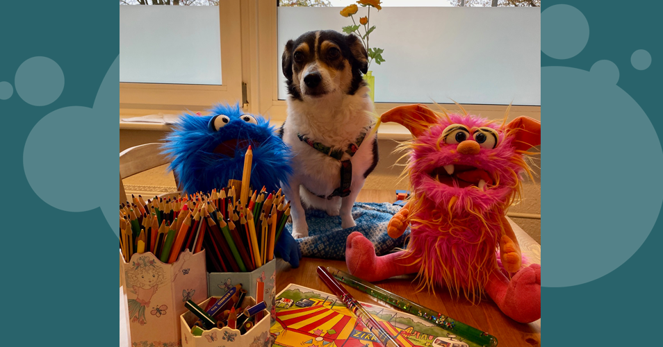 Maus Frederik und Schriftzug "Dankbarkeit"