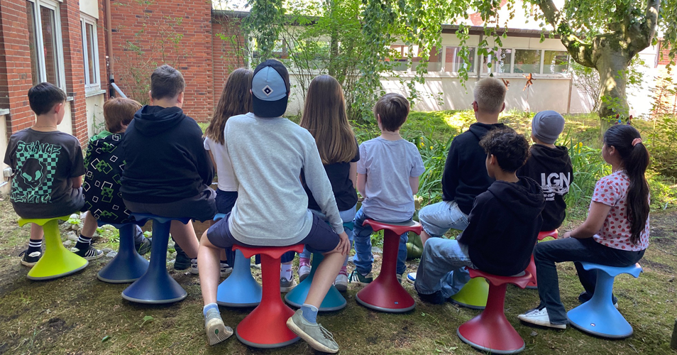 Verkaufswagen des Schulvereins